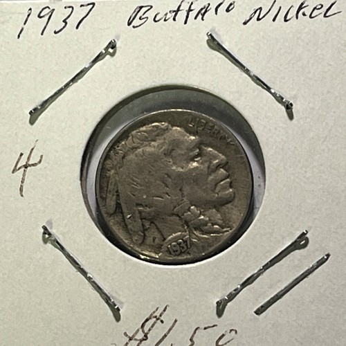 1937 buffalo nickel - 5c,