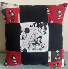 Mickey Mouse Print Mini Cushion