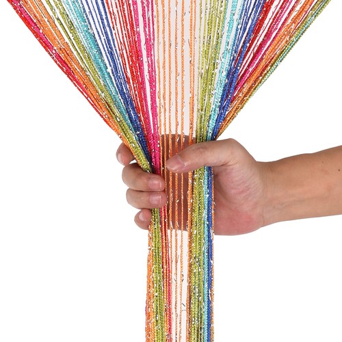 String curtain panel - string,
