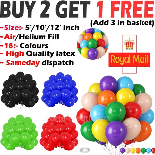 100 latex plain baloon - plain,