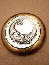 Vintage 1970s Ilias Lalaounis Greek Silver & Bronze Paper Weight