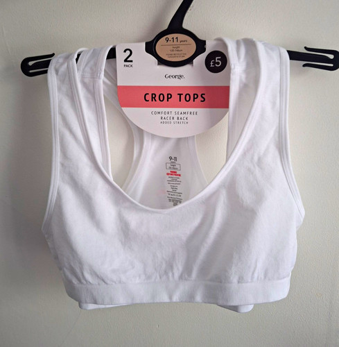 George girls white seamless - girls,