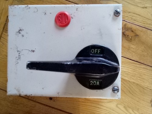 3phase 20amp isolator switch - 20amp,
