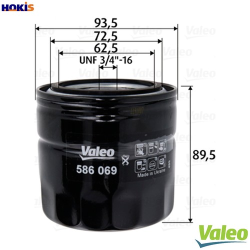 Oil filter 586069 - filter, dodge