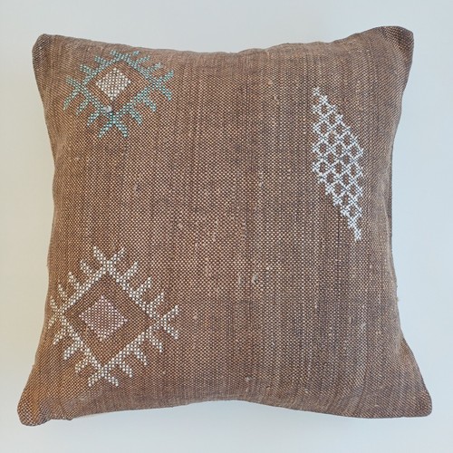 Moroccan cactus silk - cactus, cushion