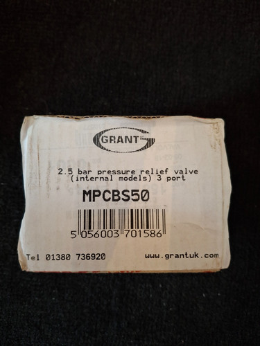 Grant bar pressure - bar, relief