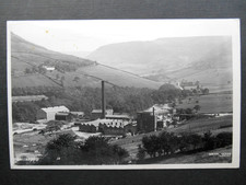 Factory Buildings GREENFIELD Nr Oldham Lancashire - Smith Series Mossley RP 1954