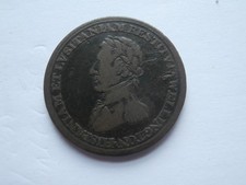 Lower Canada 1812 Duke of Wellington Salamanca Antique Copper Token Halfpenny
