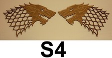 2 x STARK HOUSE LOGO WOLF HEAD