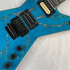 Chinese Blue Washbn Dimebag Darrell Model Electric Guitar Solid Body Floyed Rose