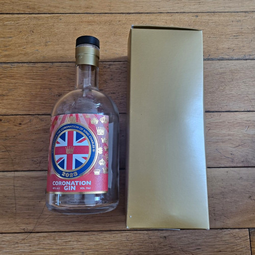 Coronation gin 2023 empty - coronation,