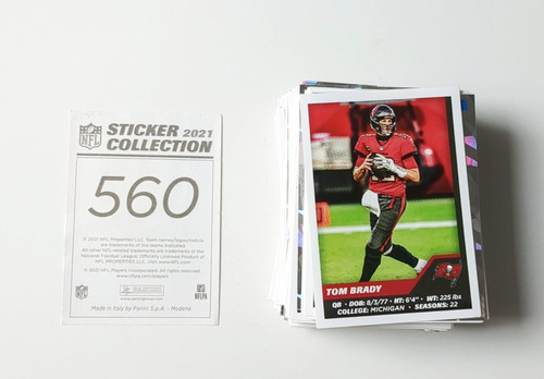 Panini nfl sticker collection - nfl,