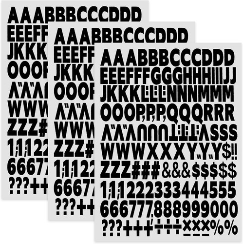 3sheets iron letters - iron, and