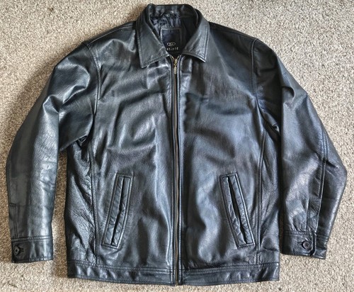 Vintage black leather - leather, biker
