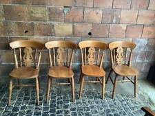 4x Used Fiddle Back Farmhouse