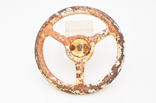Vintage white metal - white, steering
