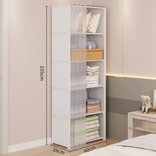 Multipurpose Dustproof Wardrobe Cabinet - Simple Modular Curtain Wardrobe System