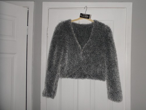 Ladies evening bolero - bolero, grey