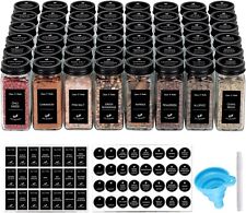 24/48x Glass Spice Jars