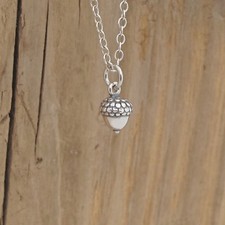 Sterling Silver Tiny Acorn