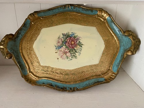 Florentine blue and gold