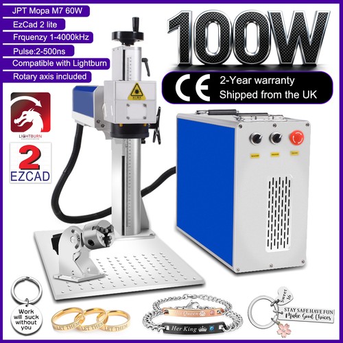 Jpt 100w mopa laser engraver - mopa,