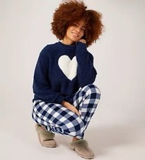 Cozee Home Borg & Fleece PJ