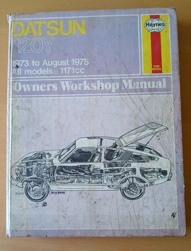 Haynes datsun 120y 1973 1978 - 1973,