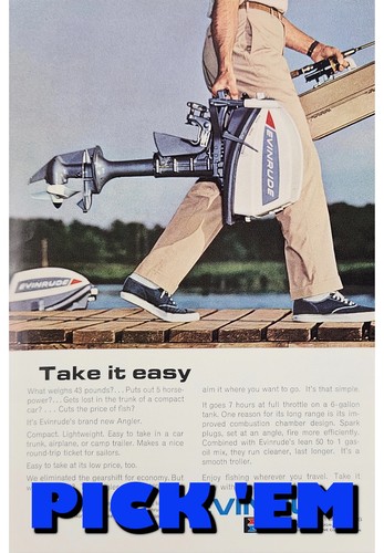 1960s evinrude outboard motor - evinrude,