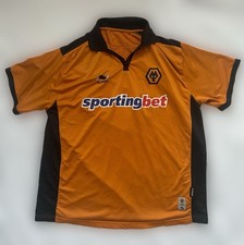 Wolverhampton Wanderers 2010/11 Burrda Home Football Shirt XL Mens Authentic