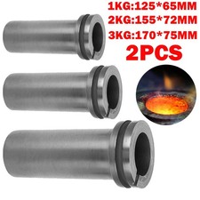 2x Graphite Crucible 1/2/3KG