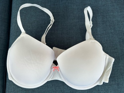 Ladies white bra nutmeg - white,