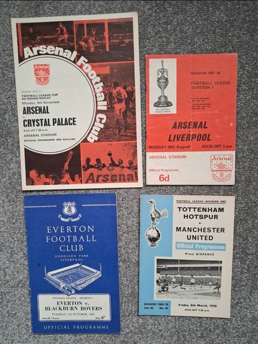 Bundle football programmes - bundle,