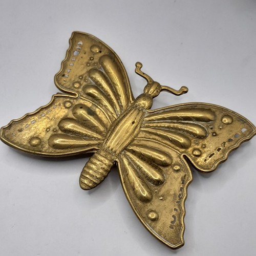 Small vintage brass trivet - small,