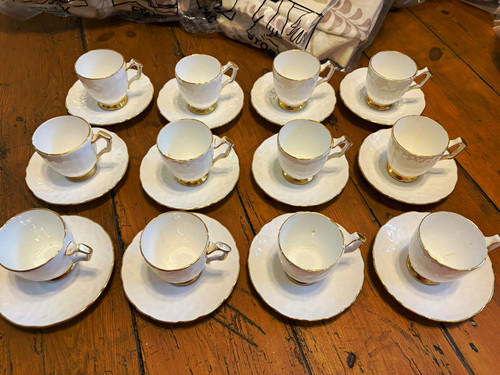 Sets aynsley golden crocus - 12,