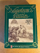 Napoleon's Battles by Avalon Hill COMPLETE & UNPUNCHED  War Game