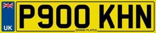 KAHN KHAN NUMBER PLATE P900