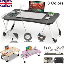 Folding Laptop Bed Table Adjustable Lap Standing Desk Tray Breakfast Portable NE