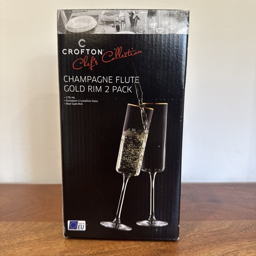 Crofton champagne flute gold - champagne,