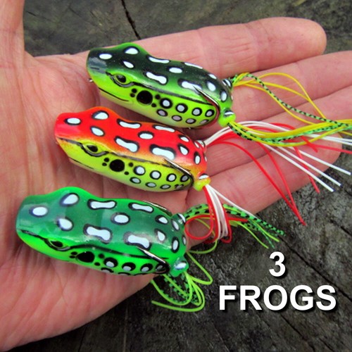 Popper mouth frog fishing lure - frog,