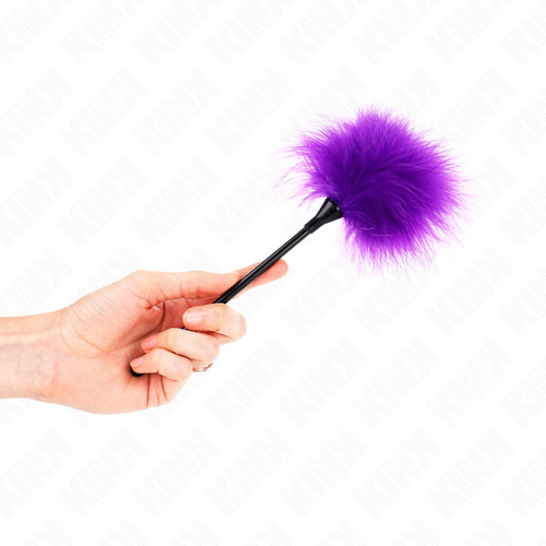 Kink purple feather - feather, tickler