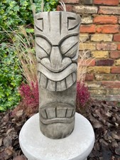 Stone tiki totem decor Outdoor