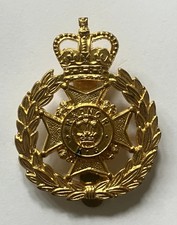 British Radnor Home Guard brass cap badge from the 1950s
