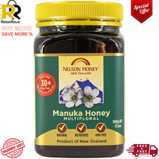 Nelson Honey New Zealand Manuka Honey 30+ 500g Free and Fast Shipping UK