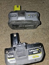 Ryobi 18V 5.0Ah And 4.0ah Lithium Battery For Spares And Repairs