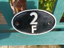 2F Locomotive smokebox aluminum shed plate (Woolford Halse)