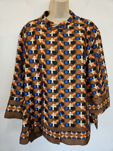Zara brown orange - zara, retro