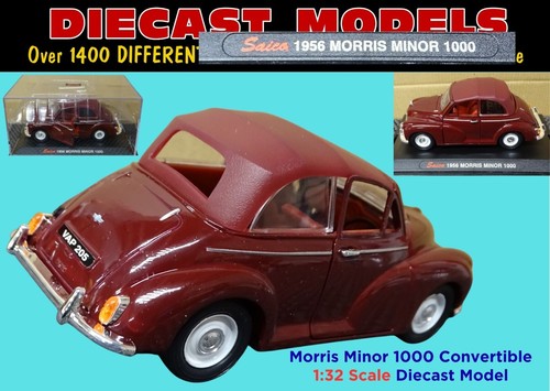Classic maroon morris minor - classic,