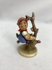 Vintage W Goebel Girl in Tree
