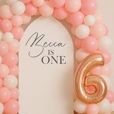 Name is Age Personalised Stickers For Sail Board | Birthday Signs Vinyl Decal